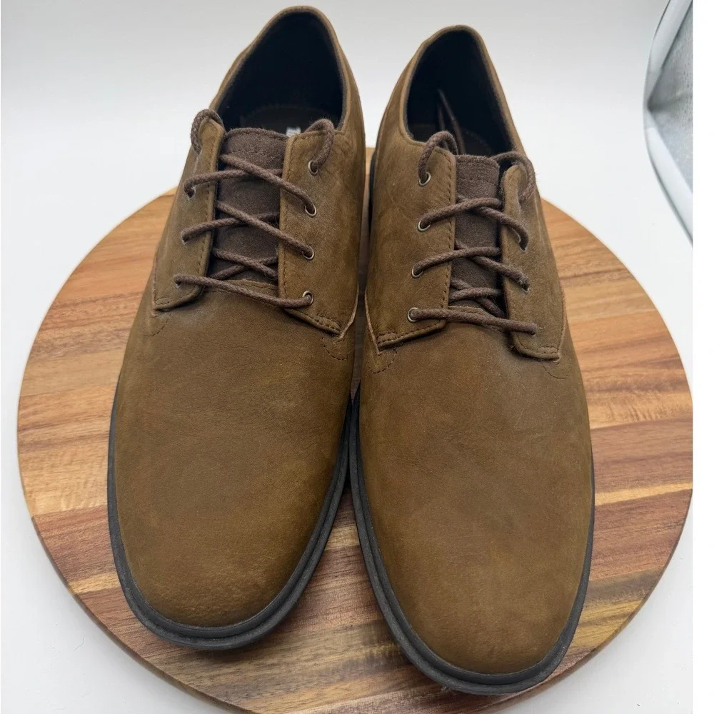 Timberland Sutherlin Bay Waterproof Oxford Men's Size 10‎ 1/2 Brown Leather 0339
